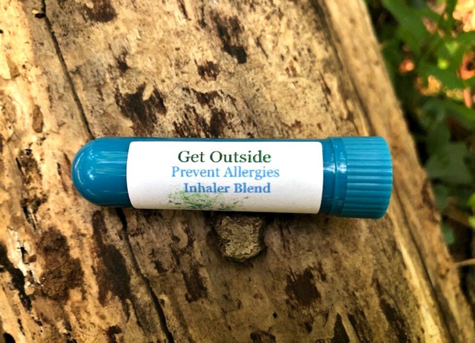 Essential Oil Inhaler for Allergy Prevention - Aromatherapy Nasal Inhaler - Natural Allergy Relief - Nose Inhaler - Sinus Inhaler - Vegan