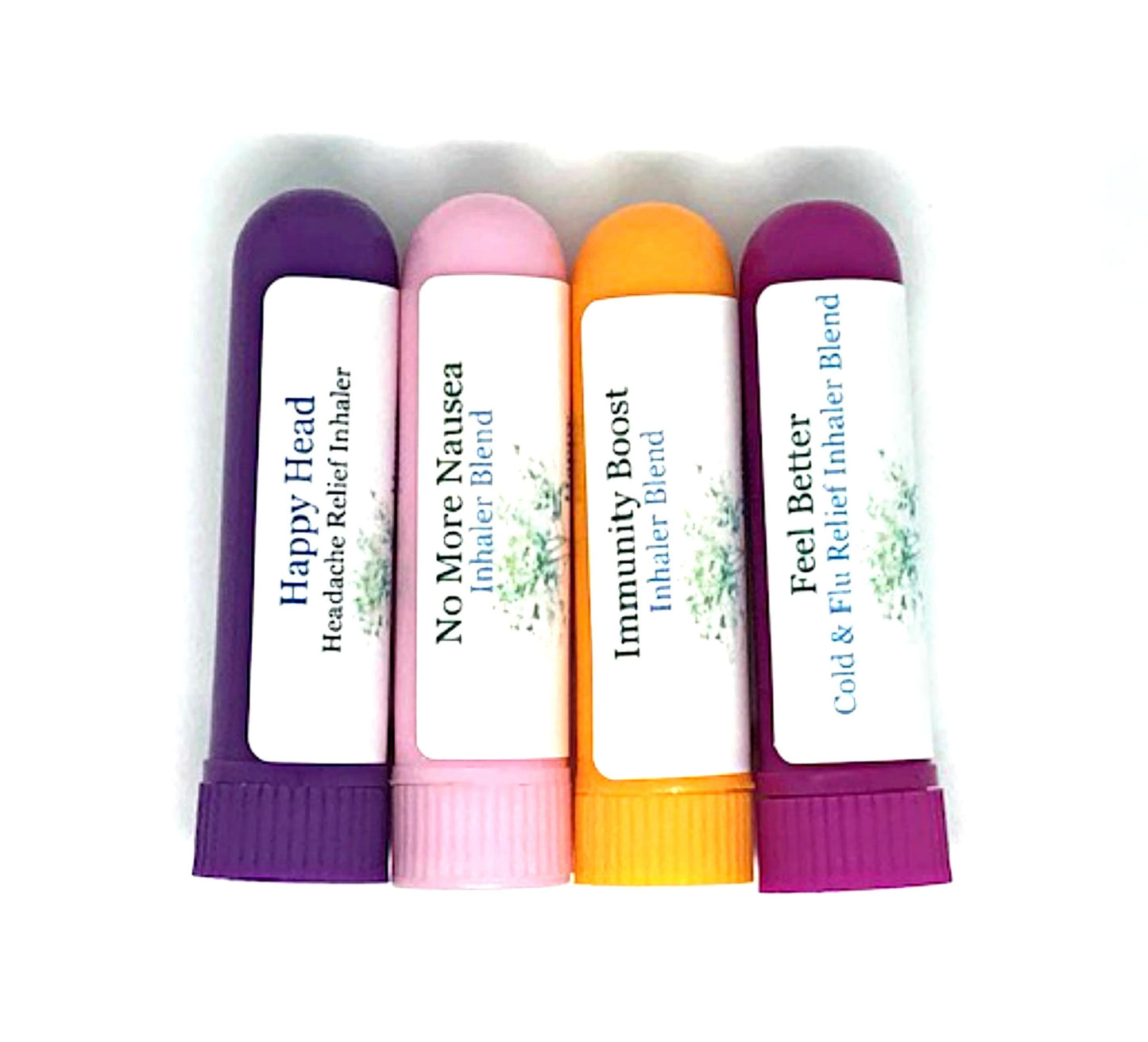 Essential Oil Inhaler for Achy Head - Aromatherapy Inhaler - Nasal Inhaler - Natural Headache Reliever - Sinus Inhaler - Nasal Sticks