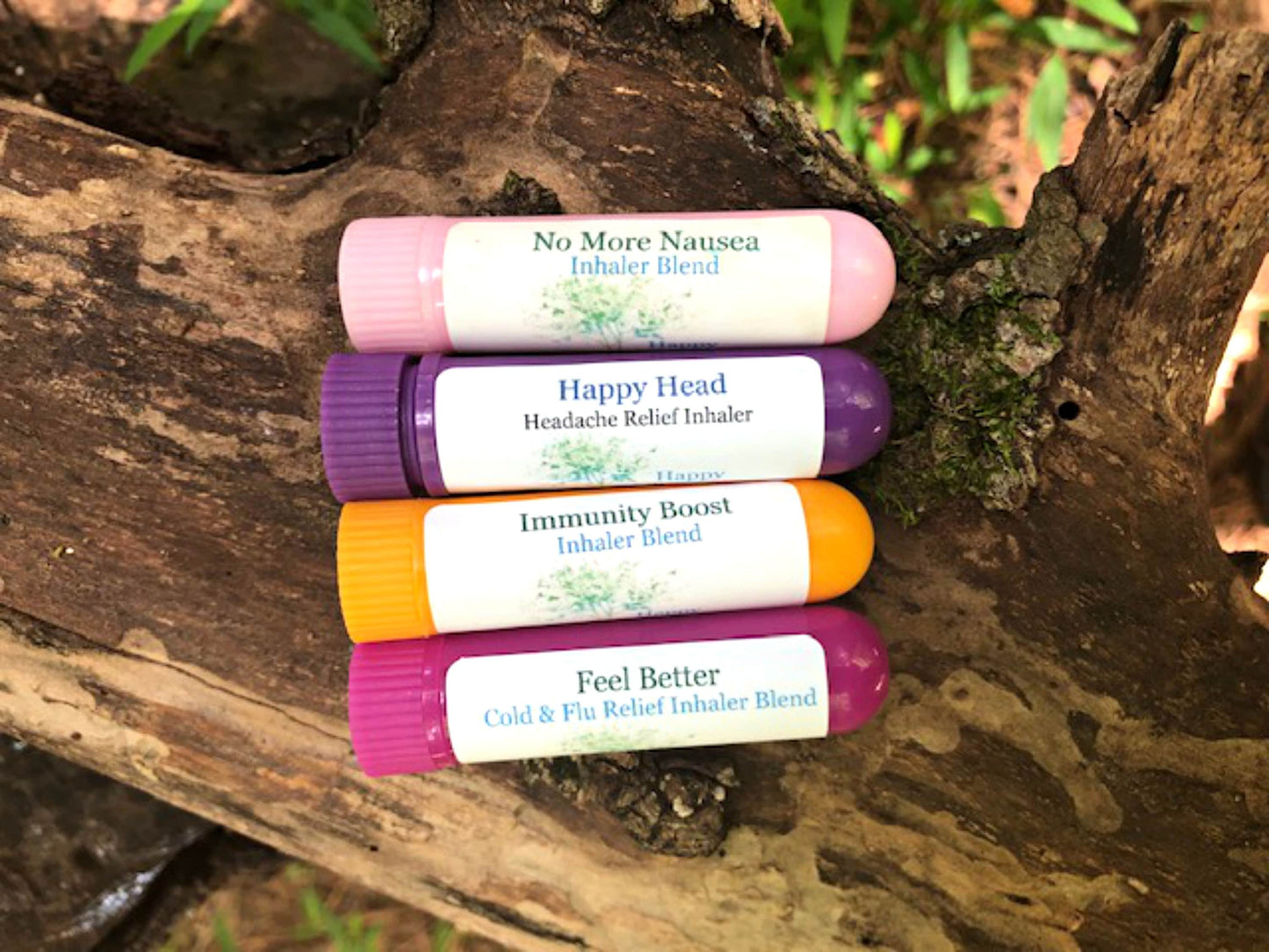 Essential Oil Inhaler for Achy Head - Aromatherapy Inhaler - Nasal Inhaler - Natural Headache Reliever - Sinus Inhaler - Nasal Sticks