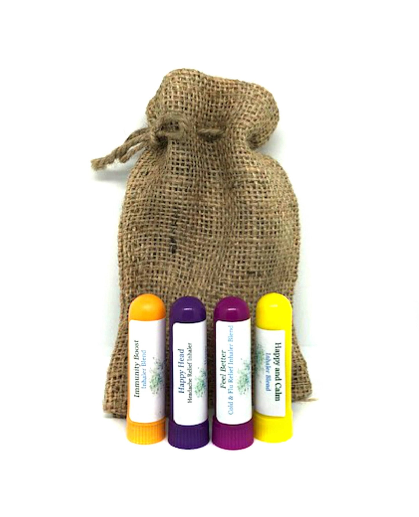 Essential Oil Inhaler Gift Set - Aromatherapy Nasal Inhaler Set - Essential Oil Set - Nose Inhaler - Nasal Sticks - Sinus Inhalers - Vegan