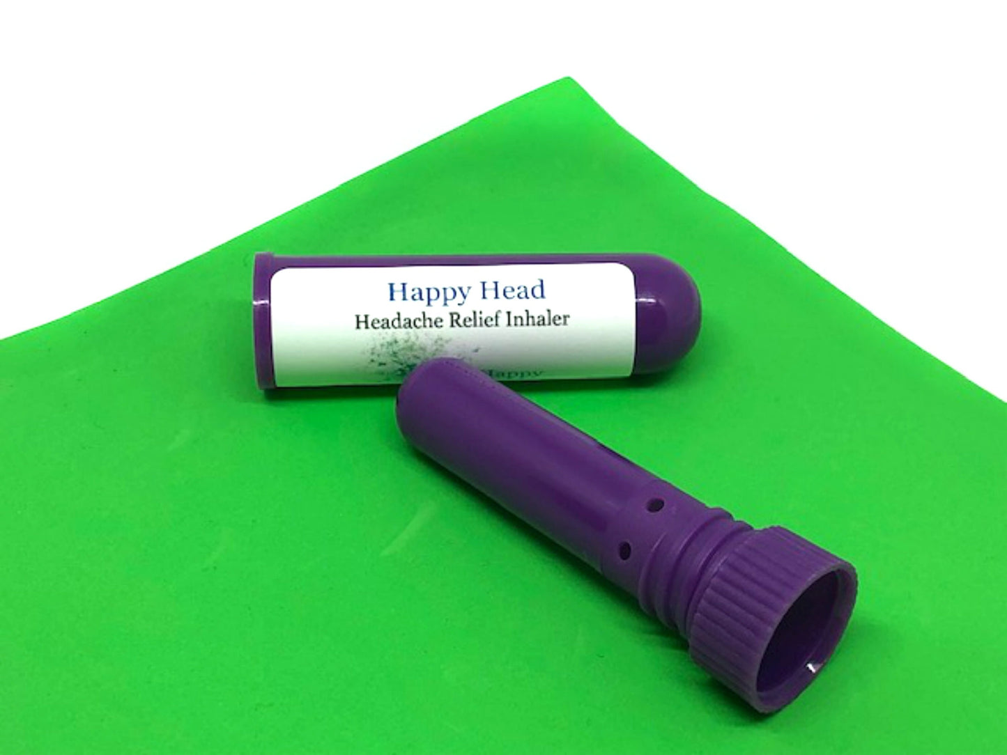 Essential Oil Inhaler for Achy Head - Aromatherapy Inhaler - Nasal Inhaler - Natural Headache Reliever - Sinus Inhaler - Nasal Sticks