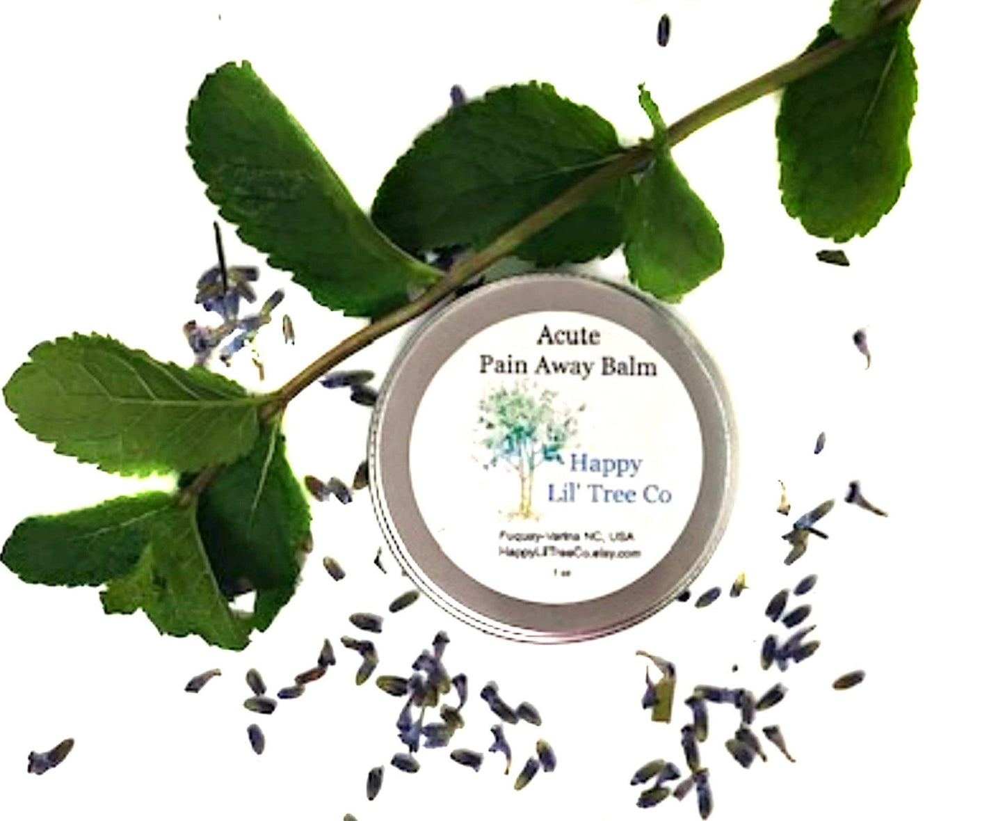 Herbal Pain Away Balm - Natural Salve with Pure Essential Oils - Natural Organic Vegan Body Care - Home Remedy for Discomfort